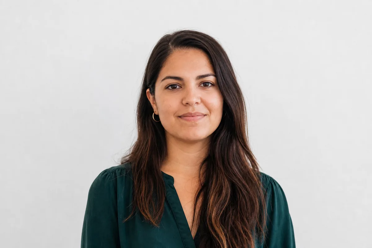 Neutral front-facing portrait demonstrating a consistent photo for facial thirds measurement